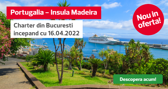 Charter Madeira - Vacanța de Paști & Sezonul 2022